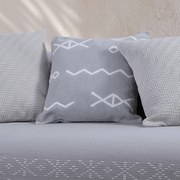 Διακοσμητικό Μαξιλάρι (45x45) Nef-Nef Homeware Create Grey
