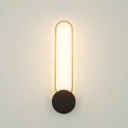 Απλίκα Τοίχου LED Dimmable Zambelis 23102 Gold Matt