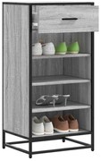 Ράφι παπουτσιών vidaXL Γκρι Sonoma 48x38x97,5 cm Κατασκευασμένο ξύλο