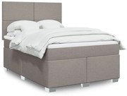 ΚΡΕΒΑΤΙ BOXSPRING ΜΕ ΣΤΡΩΜΑ TAUPE 160X200 ΕΚ. ΥΦΑΣΜΑΤΙΝΟ 3290536