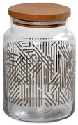 LABYRINTH SILVER ΔΟΧΕΙΟ ΜΕ ΚΑΠΑΚΙ 890ML 10X14,5EK... | Συσκευασία 3 τμχ