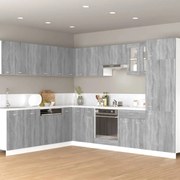 vidaXL Κρεμαστό Ντουλάπι "Lyon" Γκρι Sonoma 60x31x40 εκ. από Τεχνητό Ξύλο