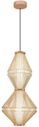 Φωτιστικό Οροφής 701CHD1667 Φ25x120cm Led 1600lm 16W 3000K Gold Opviq
