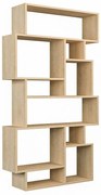 Βιβλιοθήκη Karmato pakoworld χρώμα φυσικό 96x25,5x168,5εκ