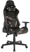 Καρέκλα Γραφείου Gaming Dyskord Pattern 50x74x127/137cm Army Pattern-Black