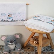 Πετσέτες Βρεφικές Pilot 119 (Σετ 2τμχ) White DimCol Towels Set 70x140cm 100% Βαμβάκι
