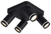 Σποτ Πολύφωτο Aca Divino RA3634CBK Black