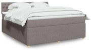 ΚΡΕΒΑΤΙ BOXSPRING ΜΕ ΣΤΡΩΜΑ TAUPE 180X200 ΕΚ. ΥΦΑΣΜΑΤΙΝΟ 3287546