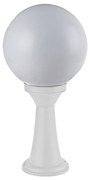 PLASTIC FLOOR GARDEN WHITE LUMINAIRE 41CM Φ200 E27 IP44 ACA PLGM3W