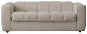 NORRIS Καναπές - Κρεβάτι 3Θέσιος, Ύφασμα Water Repellent Μπεζ 209x99x70 Κρεβάτι:140x190cm