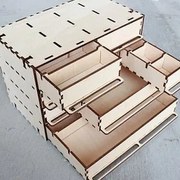 Σετ των 2 Intra απο ξύλο plywood 3mm-4mm πάχος – ξύλο Αξεσουάρ γραφείου Οργάνωση χώρου εργασίας 15x20 cm INTRAVECTRY-MY554904