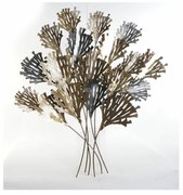 Διακόσμηση τοίχων DKD Home Decor Χρυσό Μέταλλο Χάλκινο Ανοιχτό (108 x 10 x 117.5 cm)