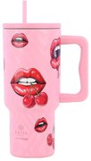ESTIA ΘΕΡΜΟΣ STRAW TUMBLER XL SAVE THE AEGEAN 900ml BLUSH POP