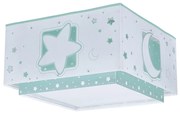 Παιδικό Φωτιστικό Πλαφονιέρα Ango Moonlight Green 63236 H