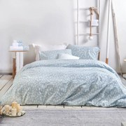 Πάπλωμα Oliver (Σετ 3τμχ) Blue Ρυθμός Υπέρδιπλo 220x240cm 100% Βαμβάκι