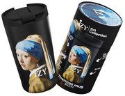 Izy Bottles Θερμός – Ποτήρι Για Καφέ Vermeer 350ml Girl With The Pearl Earring Μαύρο ZY5565
