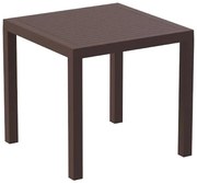 ARES ΤΡΑΠΕΖΙ 80Χ80Χ75ΕΚ. BROWN ΠΟΛ/ΝΙΟΥ