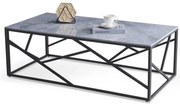 Uni 2 Τραπεζακι Σαλονιου Γκρι Μαρμαρο 120x60x45