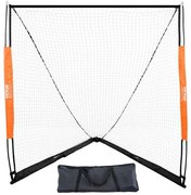 VEVOR Lacrosse Goal, 6&#039; x 6&#039; Lacrosse Net, Portable Lacrosse Goal with Carry Bag, Fiberglass Rod Backyard Lacrosse Training Equipment, Easy Setup Collegiate Goal, Perfect for Youth Adult Training