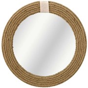 Καθρέπτης Rope 233-000015 60x2x60cm Natural Μελαμίνη,Σχοινί