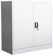 Ντουλάπα Armon I Μεταλλική Ανοιχτό Γκρί 90x40x90 εκ. 90x40x90 εκ.