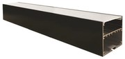 Φωτιστικό Γραμμικό 20W 0.6m Μαύρο EUROLAMP 145-56800