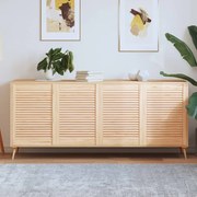 vidaXL Πορτάκια με Περσίδες 4 Τεμ. 69x49,4 εκ. από Μασίφ Ξύλο Πεύκου