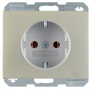 Πρίζα Σούκο INOX Berker K.5 41157004 Hager-41157004-Inox 41157004