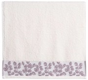 Πετσέτα Odete Ecru-Mauve Nef-Nef Homeware Προσώπου 50x90cm 100% Βαμβάκι