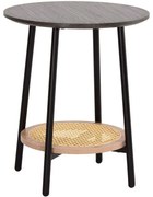 Τραπεζάκι Βοηθητικό Sewell HM18034 Φ45x55cm Zebrano-Natural