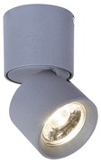 ΕΠΙΤΟΙΧΟ Φ/Σ LED 5W COB 80° 3000K 400LM ΓΚΡΙ ΑΛΟΥΜΙΝΙΟ D5,6XH10CM PLUTO ACA RA33LEDS6GY