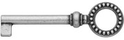 Roline 464 Κλειδί Ντουλάπας από Ζάμακ Old Silver 74x22mm