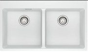 Franke Maris MRG 620-39-39 Ένθετος Γρανιτένιος Νεροχύτης με απλή βαλβίδα 90cm Polar White