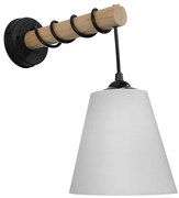 Απλίκα Τοίχου Heronia Stick 31-1091 Black/White