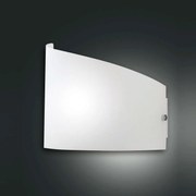 Φωτιστικό Τοίχου - Απλίκα Moa 3249-21-102 White Fabas Luce Μέταλλο,Γυαλί