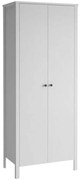 Ντουλάπα Δίφυλλη Frn 787CDL1305 70x54x195cm White Δίφυλλη