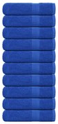 vidaXL Πετσέτες μπάνιου 10 Τεμ Μπλε 100x150 εκ. 360 γρ/μ² 100% Βαμβ.