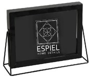 Κορνίζα Μεταλλική Μαύρη ESPIEL 15x10εκ. FAM519