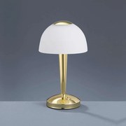 Φωτιστικό Επιτραπέζιο Led Ventura 350Lm 29x15cm Brass-White 529990103 Trio Lighting Metal, Glass