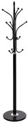 Καλόγερος 13 Σημείων Κρέμασης HM9573.01 Φ37x180cm Μεταλλικός Black Metal