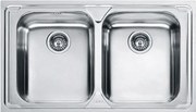 Franke Logica LOL 620 Σαγρέ Νεροχύτης Inox 80cm