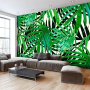 Αυτοκόλλητη φωτοταπετσαρία - Tropical Leaves - 147x105