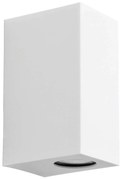 Φωτιστικό Οροφής - Σποτ C-042 15-0209 Square Up-Down 2xGU10 Led 10,2x7,5x16,5cm White Heronia