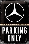 Μεταλλική πινακίδα Mercedes-Benz - Parking Only