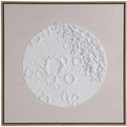 Πίνακας Καμβάς Minimalist Moon AH-AX73124 60x60cm Multi Andrea House Τετράγωνοι Wood, Fabric