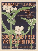 Αναπαραγωγή South End Art Exhibition (Floral Vintage)