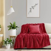 Ριχτάρι Καναπέ Τριθέσιου Fleece (180x300) Kocoon Cosy Bordeaux