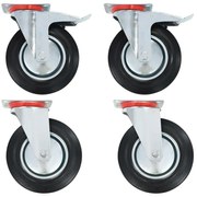 vidaXL Ρόδες Περιστρεφόμενες 4 τεμ. 200 χιλ.