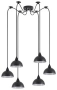 SE21-BL-B10-BL6-MS3 ADEPT PENDANT Black Metal Shade+ HOMELIGHTING 77-9057