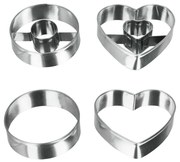 Cut Pat Ανοξείδωτα 4 Σχέδια metaltex